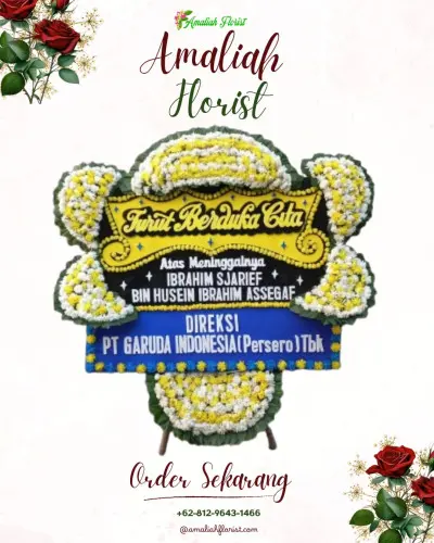 Papan Bunga Duka di Kebun Dahri